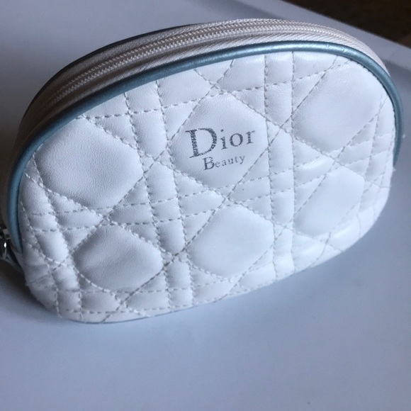 White Leather Dior Clutch - Picture 3 of 3